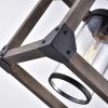 Chandelier Dimmable Rectangle With Wrought Iron Accents