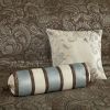 Comforter Set California King 12-piece Reversible Cotton In Brown And Blue