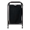 Laundry Hamper Cart With 2 Black Sorter Bags