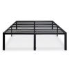 Platform Bed Frame California King Heavy Duty 18-inch High Rise Metal