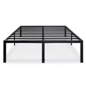 Platform Bed Frame California King Heavy Duty 18-inch High Rise Metal