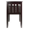 Entryway Hall Console Table with 3 Storage Baskets 2 Tier