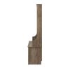 Shoe Cubby Coat Rack Entryway Hall Grey