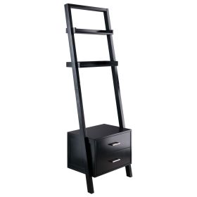 Entryway Shelf Leaning Ladder Bookshelf Bookcase