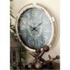 Wall Clock 17-inch Nautical Blue Vintage Style