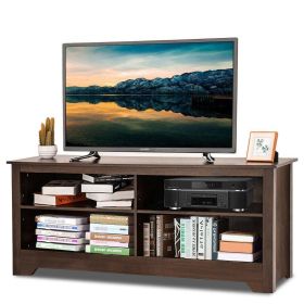 TV Stand for up to 60-inch TV in Espresso Finish Contemporary