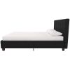 Bed with Headboard Upholstered Platform