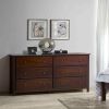 6 Drawer Dresser in Cherry Finish