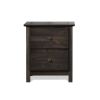 2 Drawer Nightstand Pine Wood