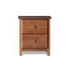 2 Drawer Nightstand In Walnut Finish