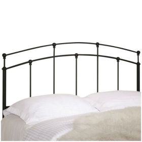Arch Headboard Full / Queen Size In Black Metal Finish