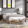 Full Size Solid Wood Platform Bed