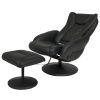 Electric Massage Recliner Chair w/ Ottoman