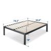 Bed Frame Wooden Slats Full Size 18 Inch