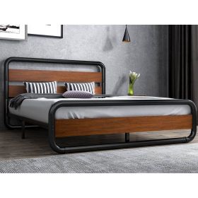 Bed Frame With Headboard Metal wood