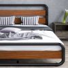 Bed Frame With Headboard Metal wood