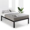 Bed Frame Wooden Slats Metal Platform
