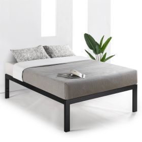 Bed Frame Wooden Slats Metal Platform