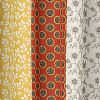 72-in. Bohemian Floral Multi-Color Patchwork Polyester Shower Curtain