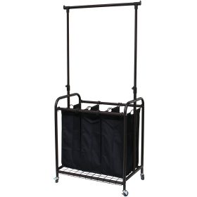 3-Bag Laundry Sorter Hamper