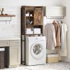 Over The Toilet Sliding Barn Door Storage Cabinet Cupboard