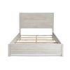 Platform Bed Off White Queen FarmHouse
