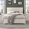 Platform Bed Off White Queen FarmHouse