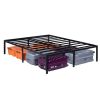 Platform Bed Frame King size 16-inch High Heavy Duty Meta