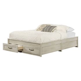Platform Bed with Storage Drawers