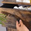 Wood Top Farmhouse Lightweight 6 Drawer Dresser
