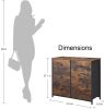 Wood Top Farmhouse Lightweight 6 Drawer Dresser