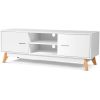 TV Stand in White Finish