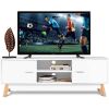 TV Stand in White Finish