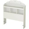 White Twin Bookcase Headboard