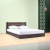 Bed Frame Twin Farmhouse Wood Industrial Low Profile Platform