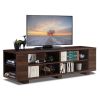 TV Stand in Walnut Wood Finish