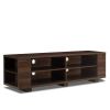 TV Stand in Walnut Wood Finish