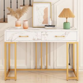Console Table With 2 Drawers