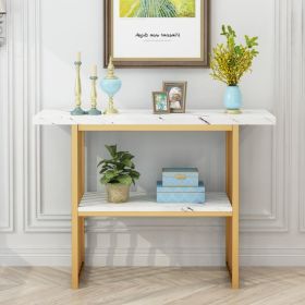 Accent Table 42 Inch Gold Entryway