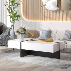 Cocktail Table, Center Table Contemporary Rectangle Design