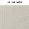 Upholstered Sectional Sofa Couch, L Shaped Couch With Storage Reversible Ottoman Bench 3 Seater for Living Room, Apartment, Compact Spaces, Fabric Bei
