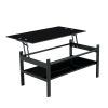 Coffee Table Modern Glass Lift Top