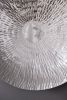 Silver Textured Oversized Disc, Wall Decor for Living Room Bedroom Entryway Office, Set of 3