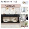 TREXM Console Table 63" Long Console Table with Drawers and Shelf for Entryway, Hallway, Living Room (Espresso, OLD SKU: WF193795AAB)