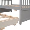 Bunk Bed with Trundle Twin Over Full