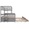 Bunk Bed with Trundle Twin Over Full