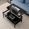 Coffee Table Modern Glass Lift Top