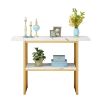 Accent Table 42 Inch Gold Entryway