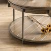 Round Wood Coffee Table