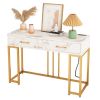 Console Table With 2 Drawers